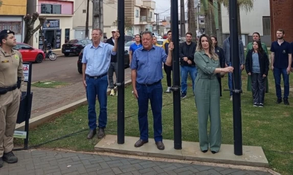 Ato Cívico marca abertura da Semana da Pátria em Guaraniaçu