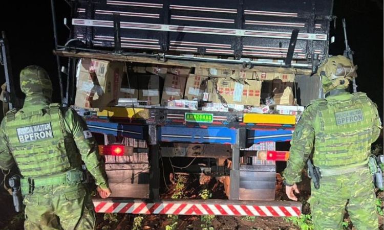 BPFRON/PMPR: Operação 'Scutum Limes' reforça fronteira e causa prejuízo milionário a grupos criminosos no Paraná