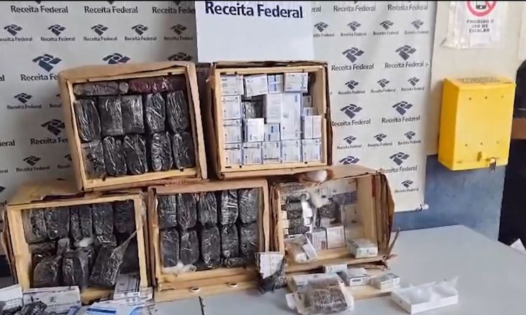 Carga Ilegal: Receita Federal Apreende Mais de R$ 1,2 Milhão em Produtos Irregulares em Cascavel