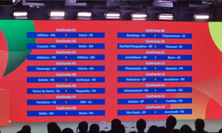CBF define confrontos da quinta fase da Copa do Brasil 2026; veja os jogos