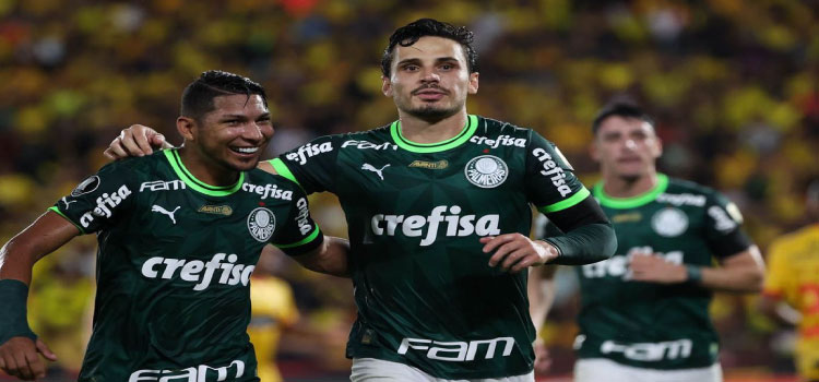 ESPORTES: Veiga e Gómez garantem vitória do Palmeiras na Libertadores.