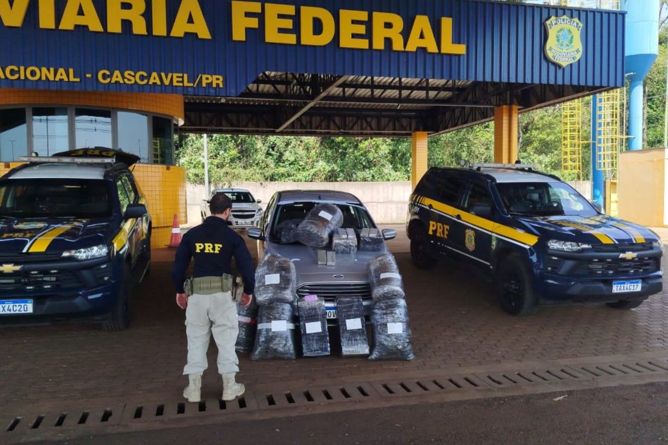 Fim de Semana de Combate ao Crime: PRF Intercepta Mais de 178 kg de Drogas na BR-277 em Cascavel