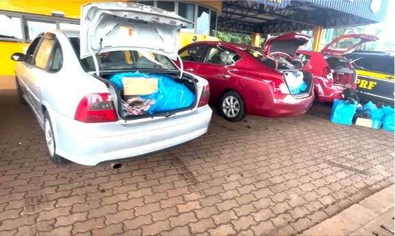 Fiscalização: PRF Intercepta Comboio com Mercadorias Contrabandeadas na BR-277 em Cascavel