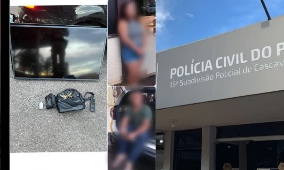 Fuga Frustrada: Casal é Preso em Matelândia após Furto a Residência em Quedas do Iguaçu