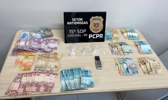 GDE cumpre mandado judicial e prende casal por tráfico de drogas em Cascavel