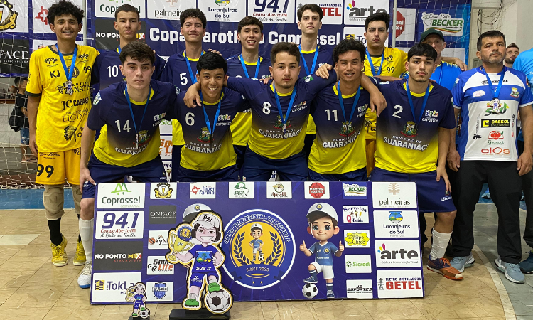 Guaraniaçu: equipe sub-17 é campeã invicta da Copa Garotinho 