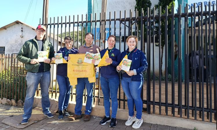 GUARANIAÇU: Ação no Jardim Planalto une coleta seletiva e combate à dengue em Guaraniaçu