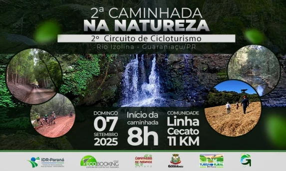Guaraniaçu realiza 2ª Caminhada na Natureza neste domingo