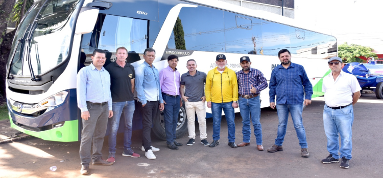 GUARANIAÇU: Saúde recebe novo Ônibus para o transporte de pacientes a Cascavel.