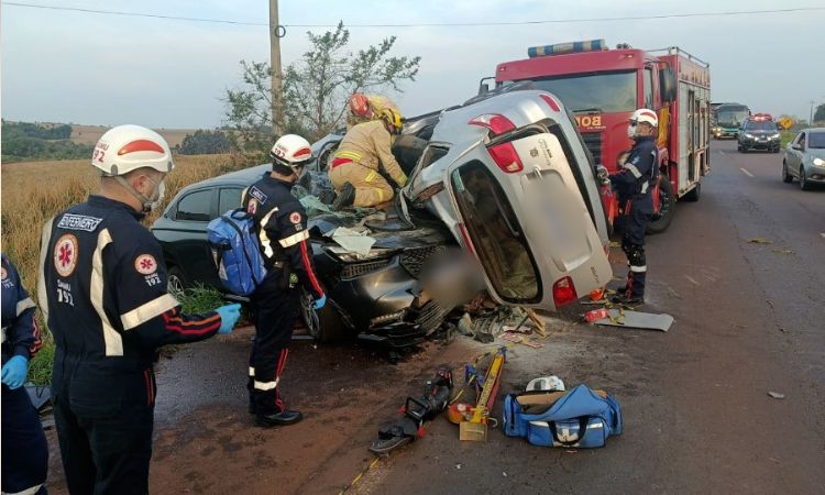 Identificadas as vítimas do acidente fatal na BR-163 entre Cascavel e Toledo