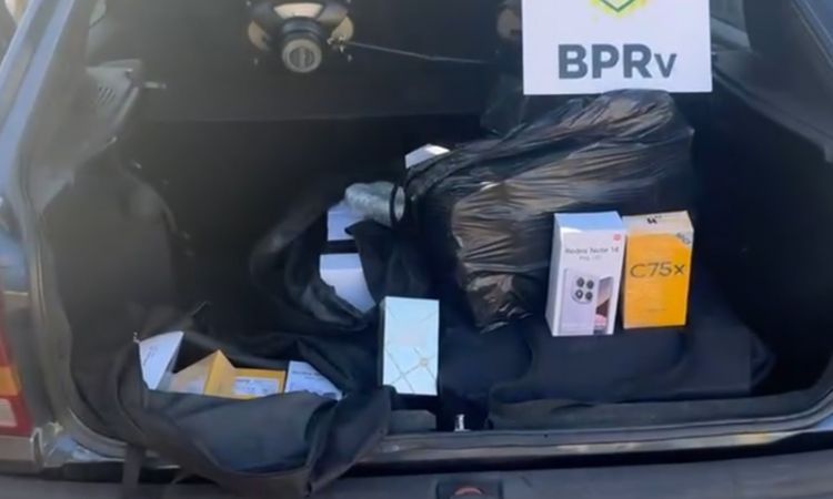 JOVEM É PRESO NA BR-277 COM CARGA DE DESCAMINHO AVALIADA EM MAIS DE R$ 171 MIL