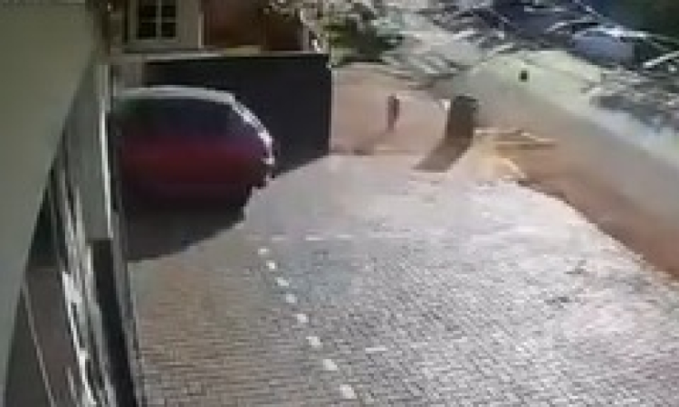 Motorista suspeito de embriaguez perde o controle de veículo e atinge estrutura de tabacaria em Quedas do Iguaçu