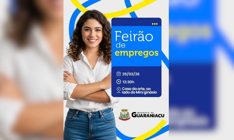 Oportunidade: Guaraniaçu realiza Feirão de Empregos com vagas em diversas áreas
