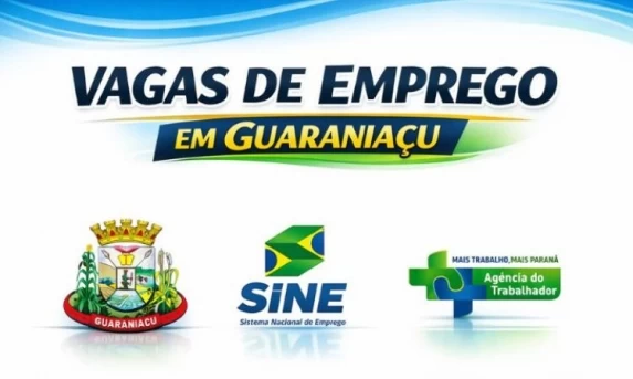 Oportunidades: Agência do Trabalhador de Guaraniaçu anuncia diversas vagas de emprego e seleções em cooperativas