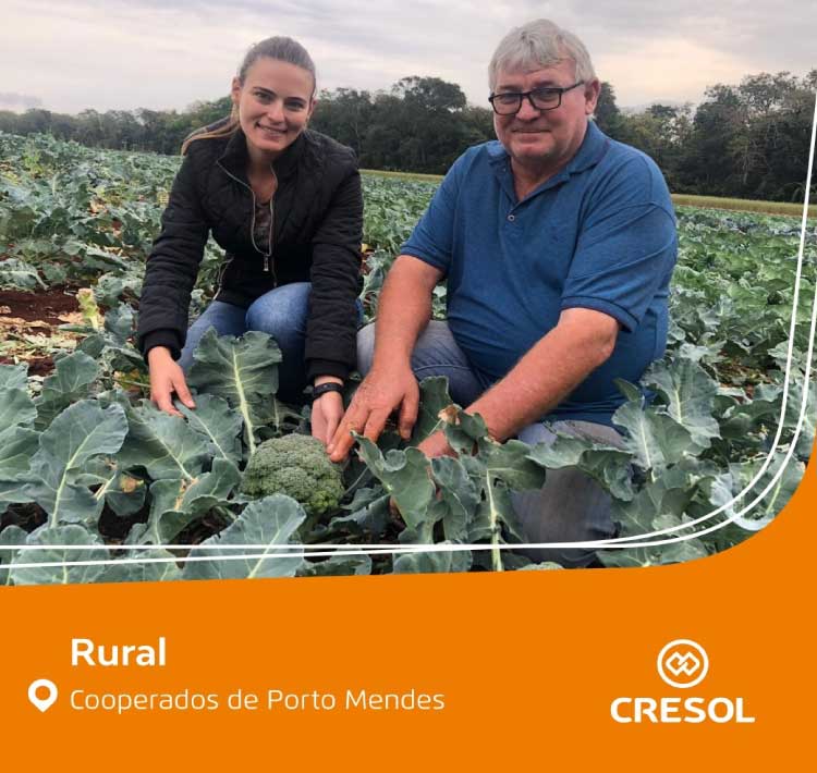 Pai e filha constroem um futuro de sucesso junto com a Cresol.