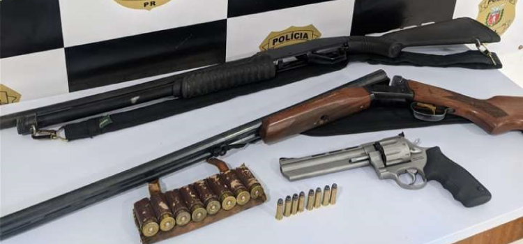 PARANÁ: Em 4 dias, Polícia Civil de Castro apreende 7 armas de fogo em ação contra a criminalidade.