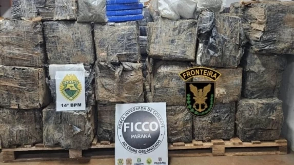 PMPR Tira de Circulação Mais de 1,6 Tonelada de Maconha em Operação na Fronteira de Foz do Iguaçu