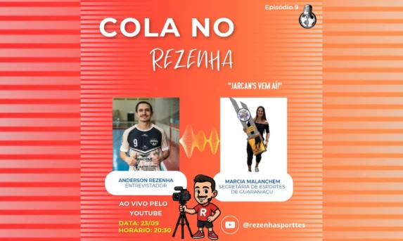 Podcast Cola no Rezenha recebe a atual secretária de Guaraniaçu, Marcia Malanchem 