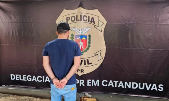 Polícia Civil de Catanduvas cumpre mandado e prende homem acusado de estupro de vulnerável