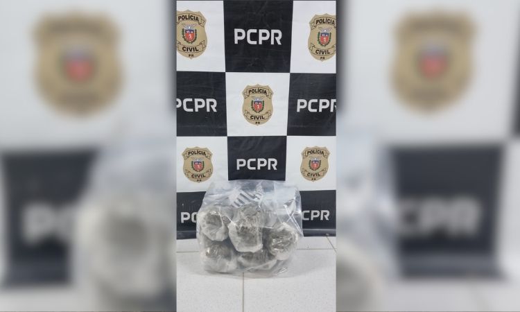 Polícia Civil e Receita Federal apreendem 5 quilos de capulho em ação integrada em Cascavel