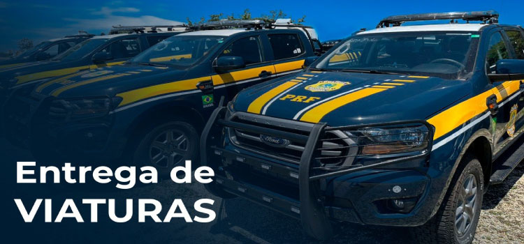 PRF recebe 25 novas viaturas para patrulhar as rodovias do Paraná.