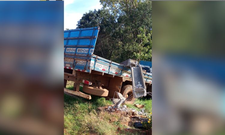 Trabalhador morre após sofrer descarga elétrica em acidente com caminhão em Quedas do Iguaçu