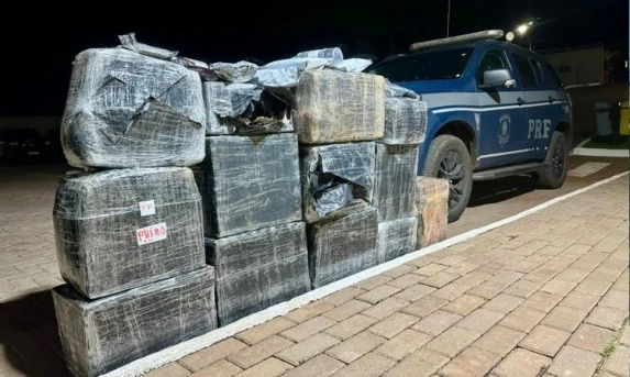 Tráfico Internacional: Quase 400 kg de Cocaína e Haxixe são Apreendidos em Carga de Arroz na BR-369