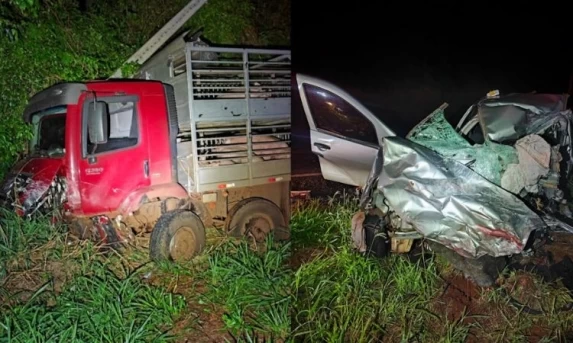 Tragédia na PR-239: Homem de 41 Anos Morre em Colisão Frontal Entre Carro e Caminhão em Toledo