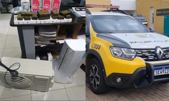 TRÊS BARRAS DO PARANÁ: Ação Rápida da PMPR Prende Quadrilha e Recupera Veículos e Carga de Munições Após Roubo em Santa Izabel do Oeste